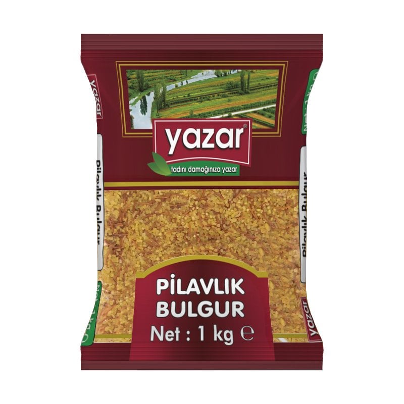 Yazar Şehriyeli Pilavlık Bulgur 1 Kg. x 12 Adet